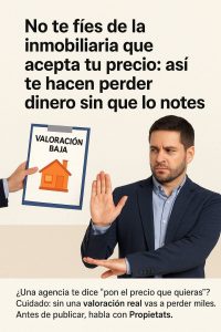 No te fíes de la inmobiliaria que acepta tu precio: así te hacen perder dinero sin que lo notes